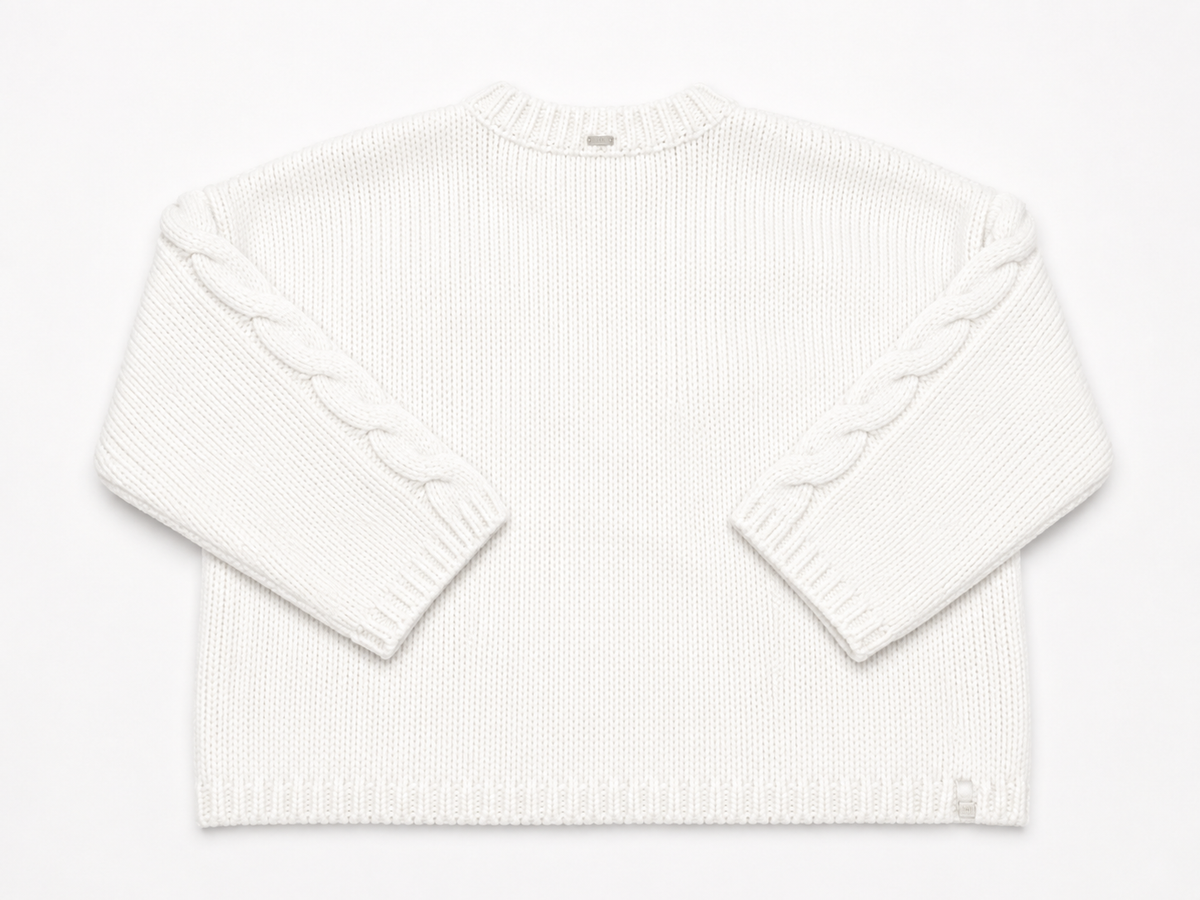 Herno White Cashmere Knit Jumper size 38 ladies
