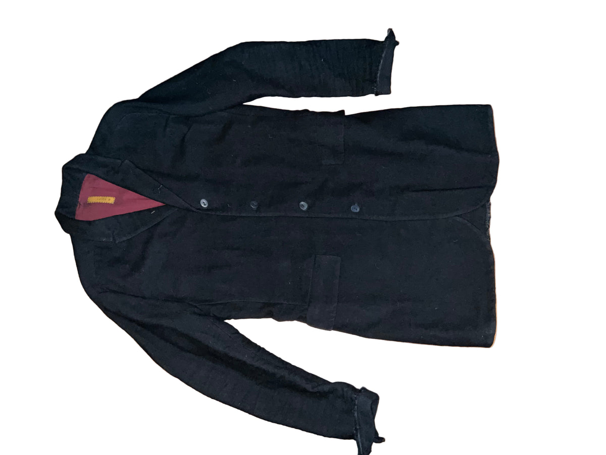 LAYER-0 Long H Blazer, navy, 100% wool coat size 52 men