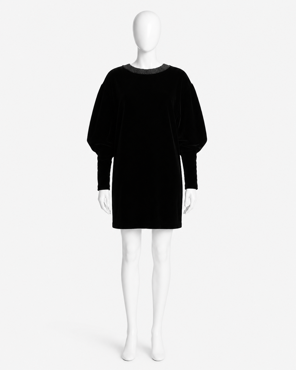 Chanel 2020 Black Velvet Dress Size F 34 UK 6 US 2 ladies