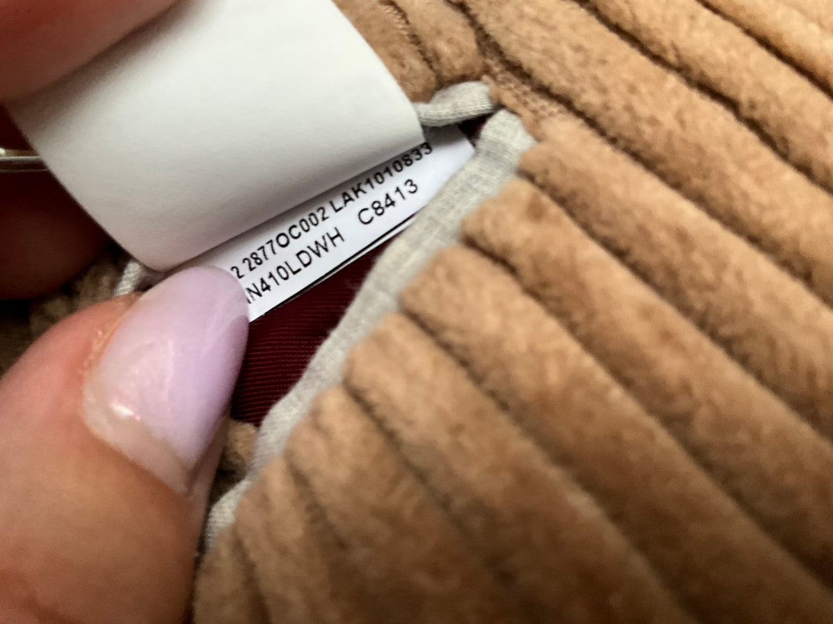 Brunello Cucinelli Beige Brown Corduroy Blazer Jacket size 48 men