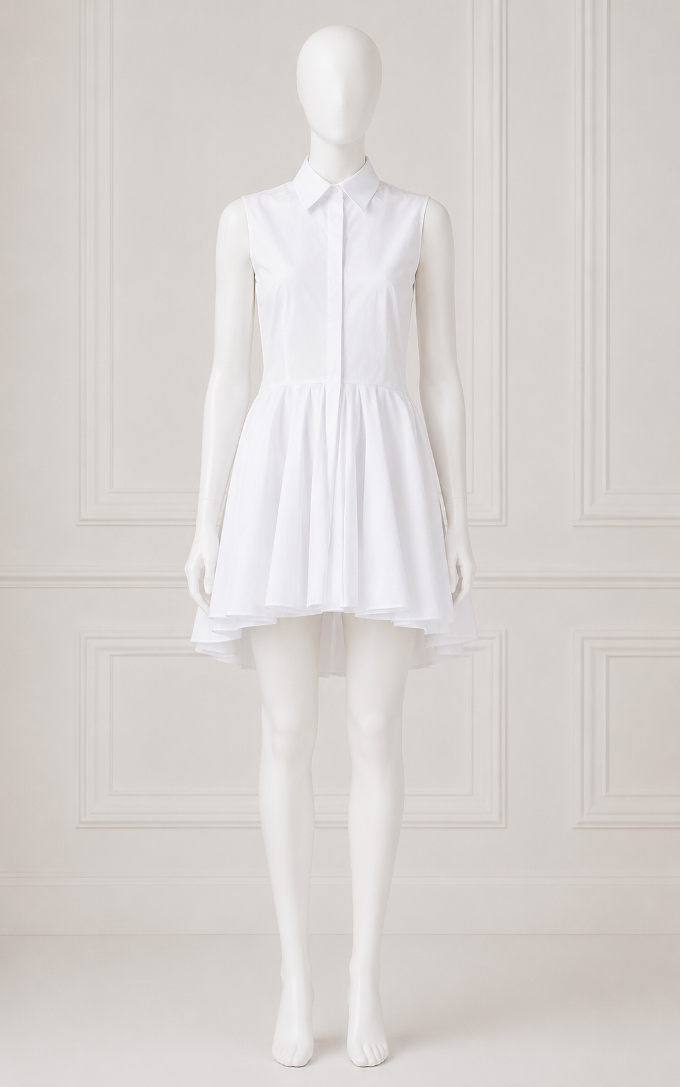Alexander McQueen Sleeveless Shirt Dress ladies