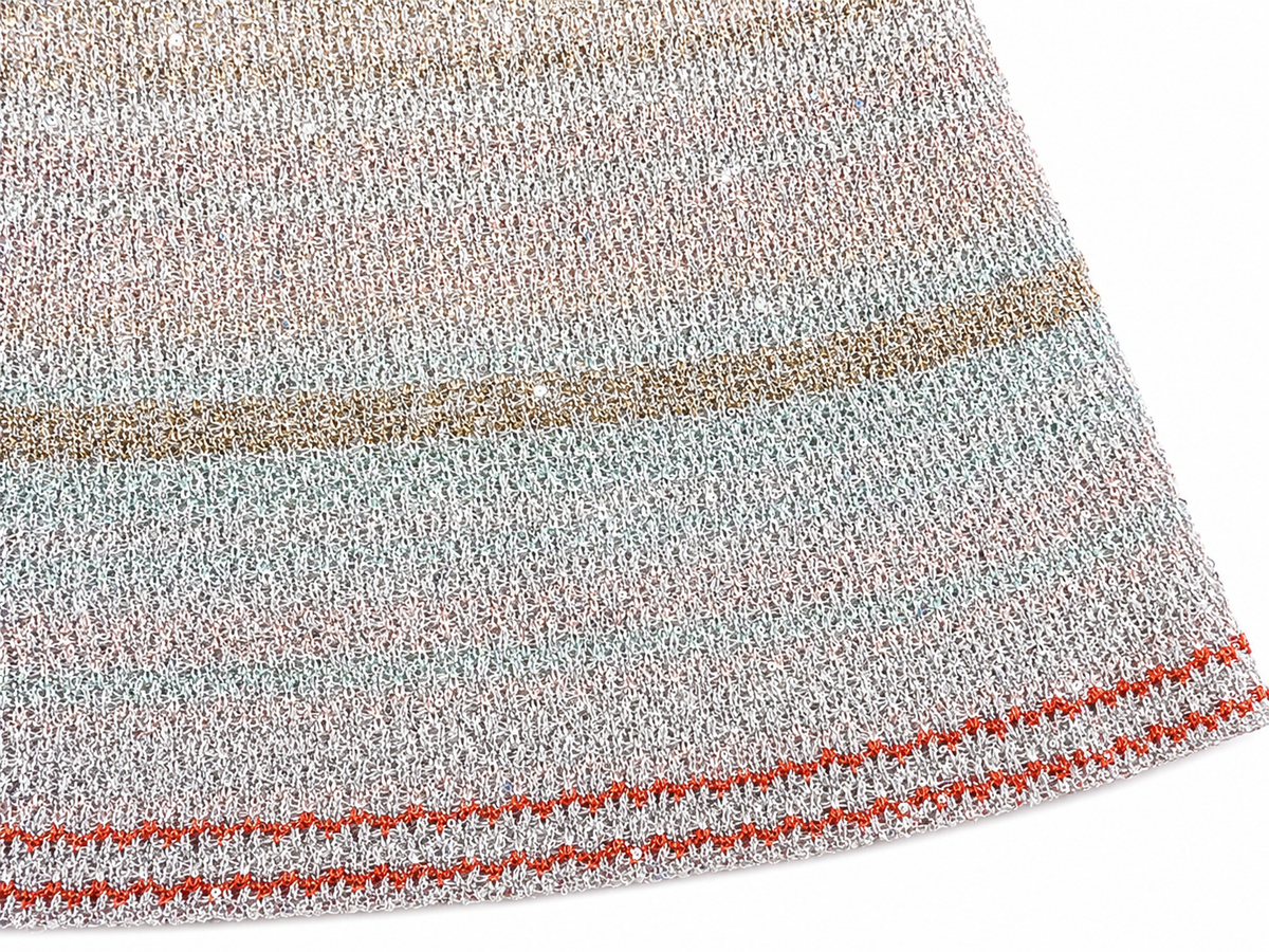 Missoni Metallic Knit Sequins Sleeveless Dress – Size 42 ladies