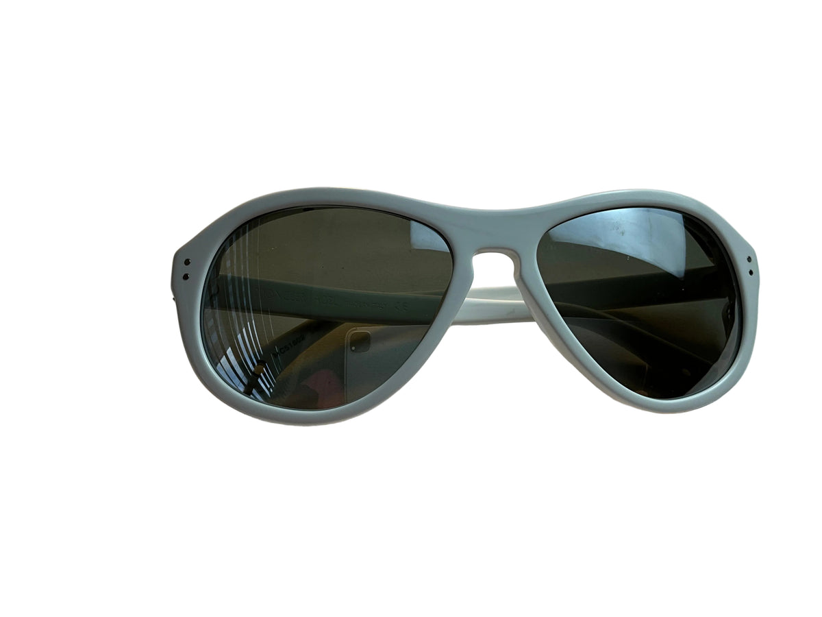 Moncler Agel MC516-02 White / Gray Sunglasses MC 516-02 58mm men