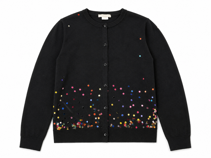 Stella McCartney Kids Multicoloured Sequin Cardigan 12 years children