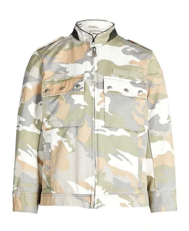 Zadig & Voltaire Kavy Camou Army Jacket Size M medium ladies