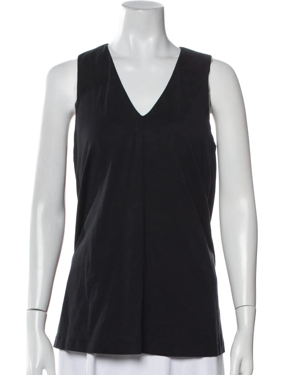 Brunello Cucinelli Monili V-Neck Sleeveless Top Size S small ladies