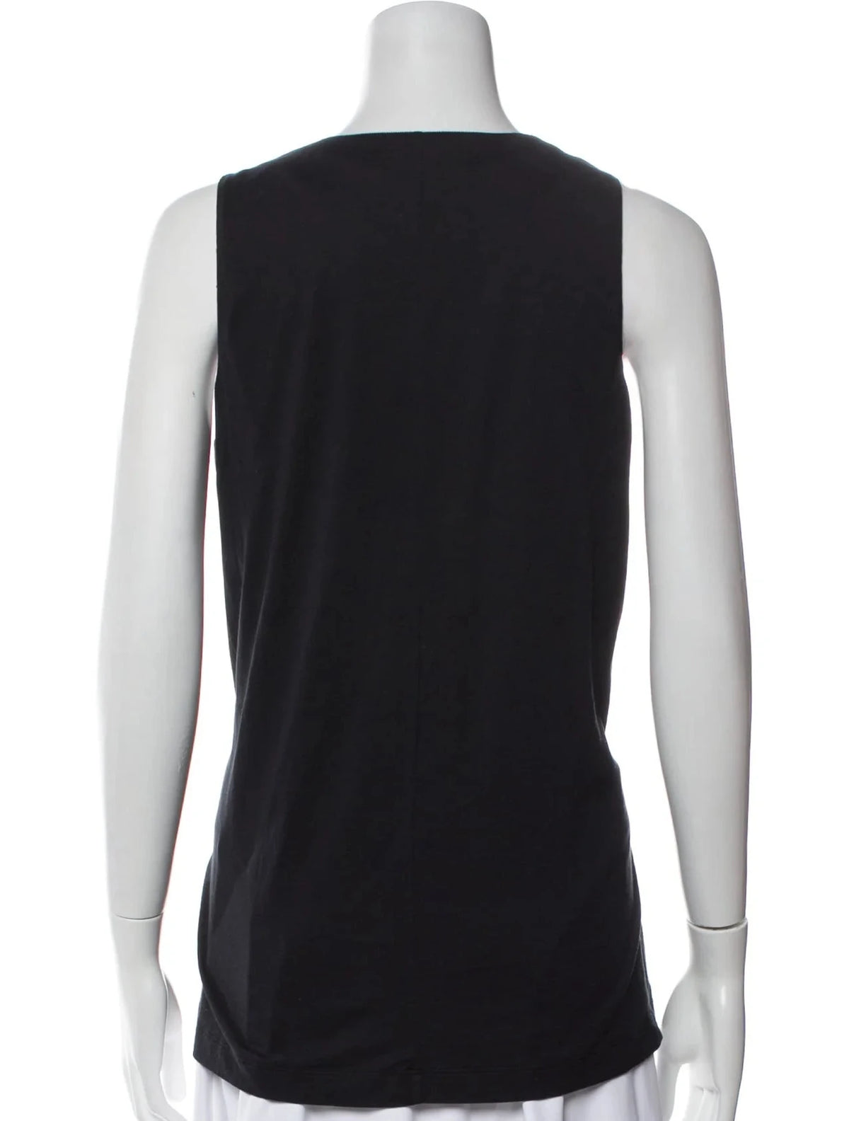 Brunello Cucinelli Monili V-Neck Sleeveless Top Size S small ladies