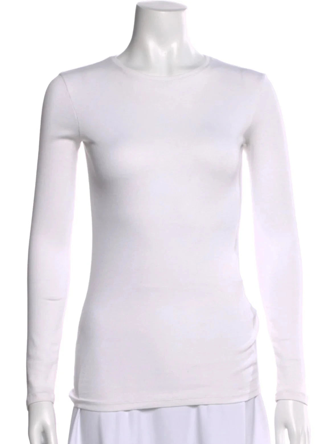 Brunello Cucinelli White Cotton Monili-Detail Top Size S small ladies