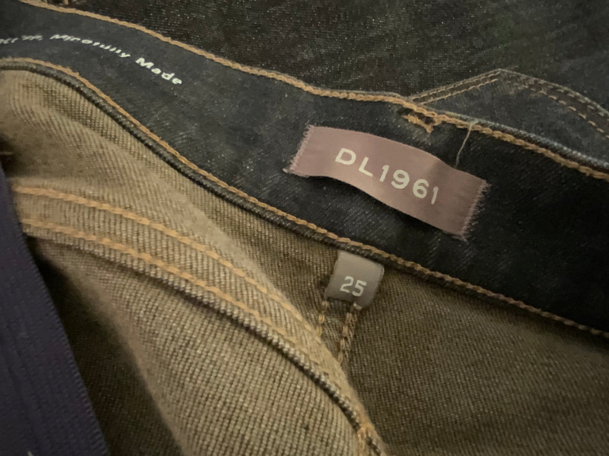 DL1961 Florence Ankle Maternity Jeans in Willoughby Blue Size 25 ladies