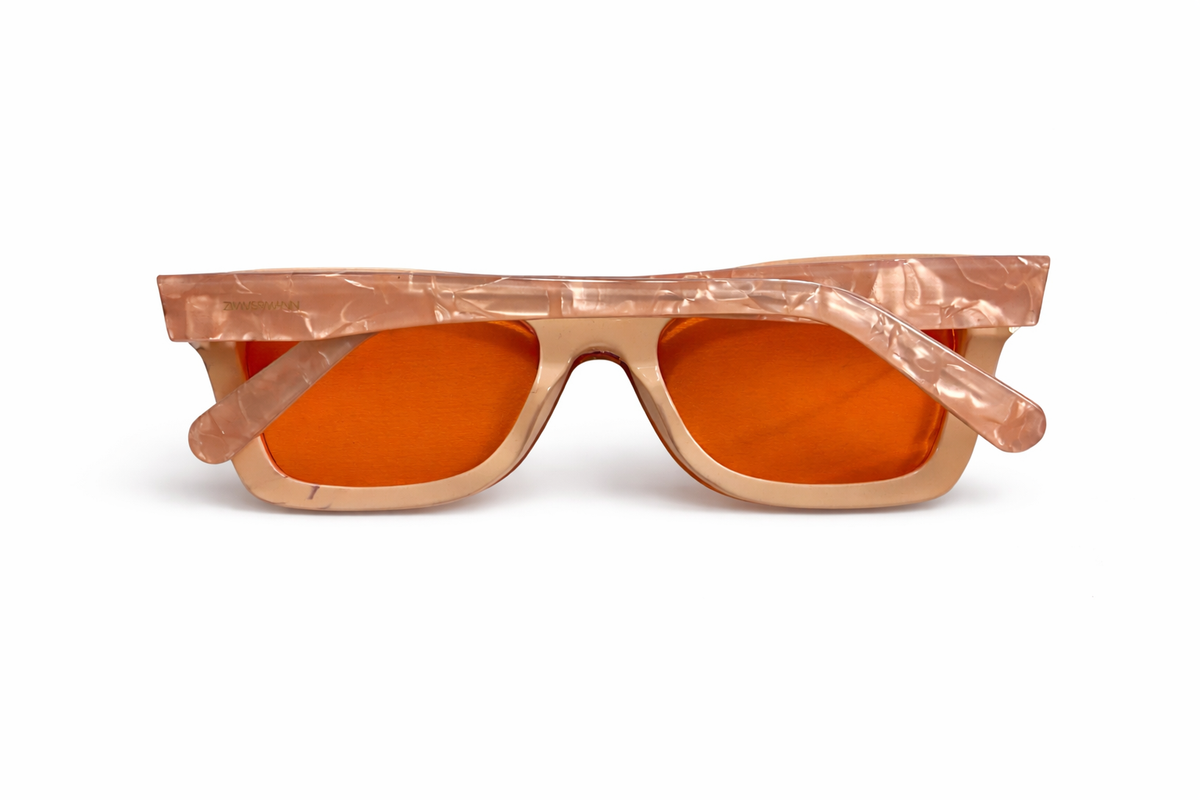 Zimmermann Prima Acetate & Metal Cat-Eye Sunglasses - Blush Pearl ladies