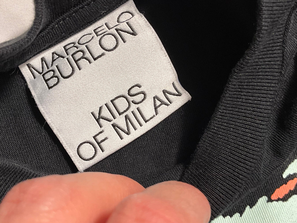 Marcelo Burlon Kids of Milan Black Tiger Print T-Shirt – Size 8 years children