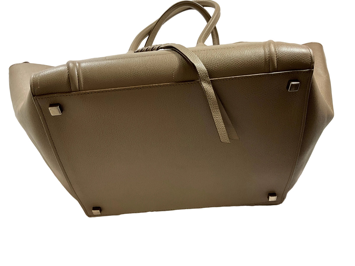 Céline Celine Medium Phantom Luggage Taupe Bag Handbag Ladies
