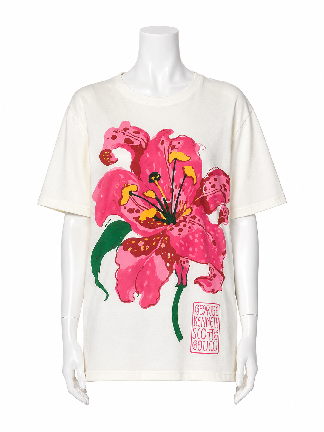 Gucci x George Kenneth Scott Oversized Graphic Print T-Shirt – Size M ladies