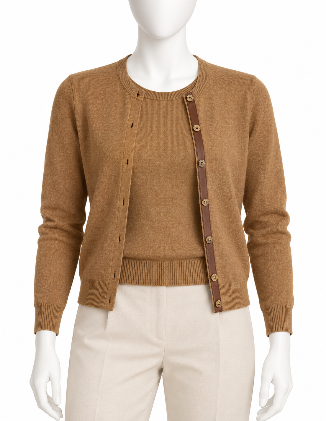 Ralph Lauren Purple Label Cashmere Twin Set Cardigan & Sleeveless Top – Size M ladies