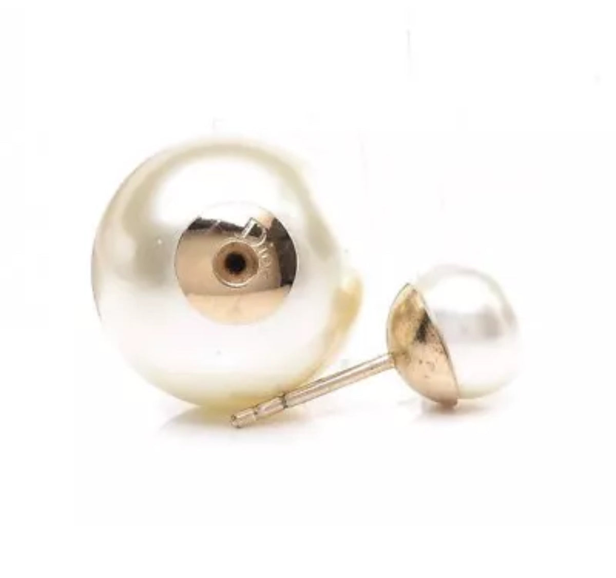 Christian Dior Pearl Mise En Dior Tribal Earrings ladies
