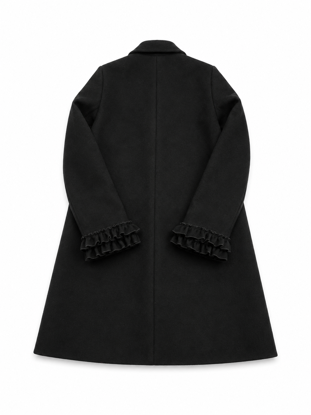 Gucci Black Wool Coat with GG Pearl Buttons – IT 34 / XXS ladies
