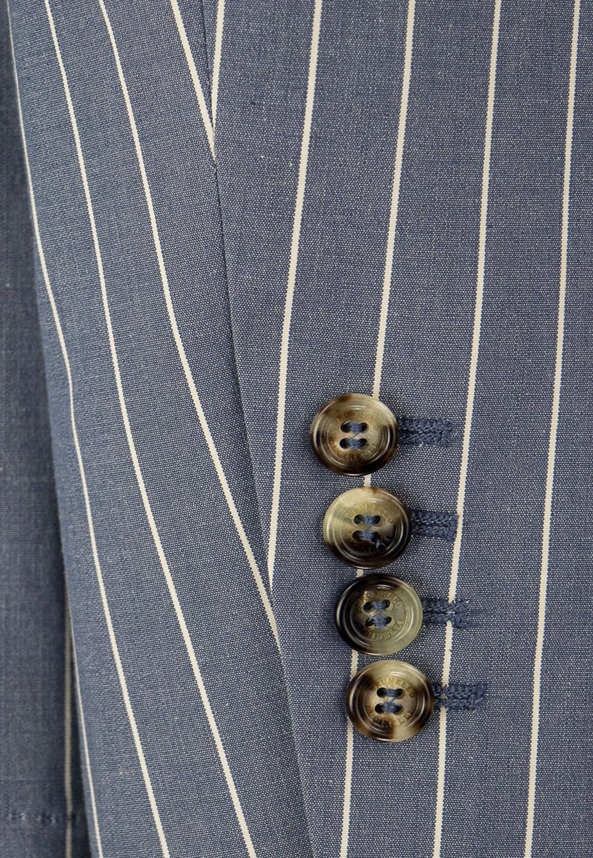 Brunello Cucinelli single-breasted striped blazer jacket size 48 men