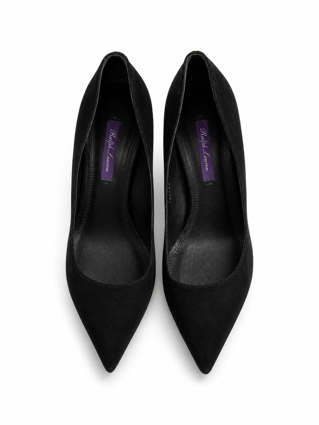 Ralph Lauren Collection Celia Suede Stiletto Pumps size 38 ladies