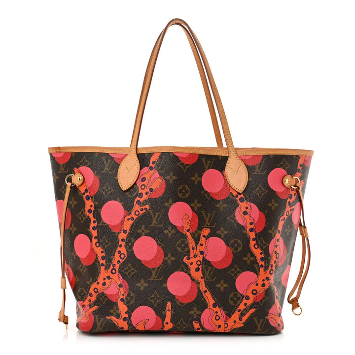 LOUIS VUITTON Monogram Ramages Neverfull MM Bag Handbag ladies