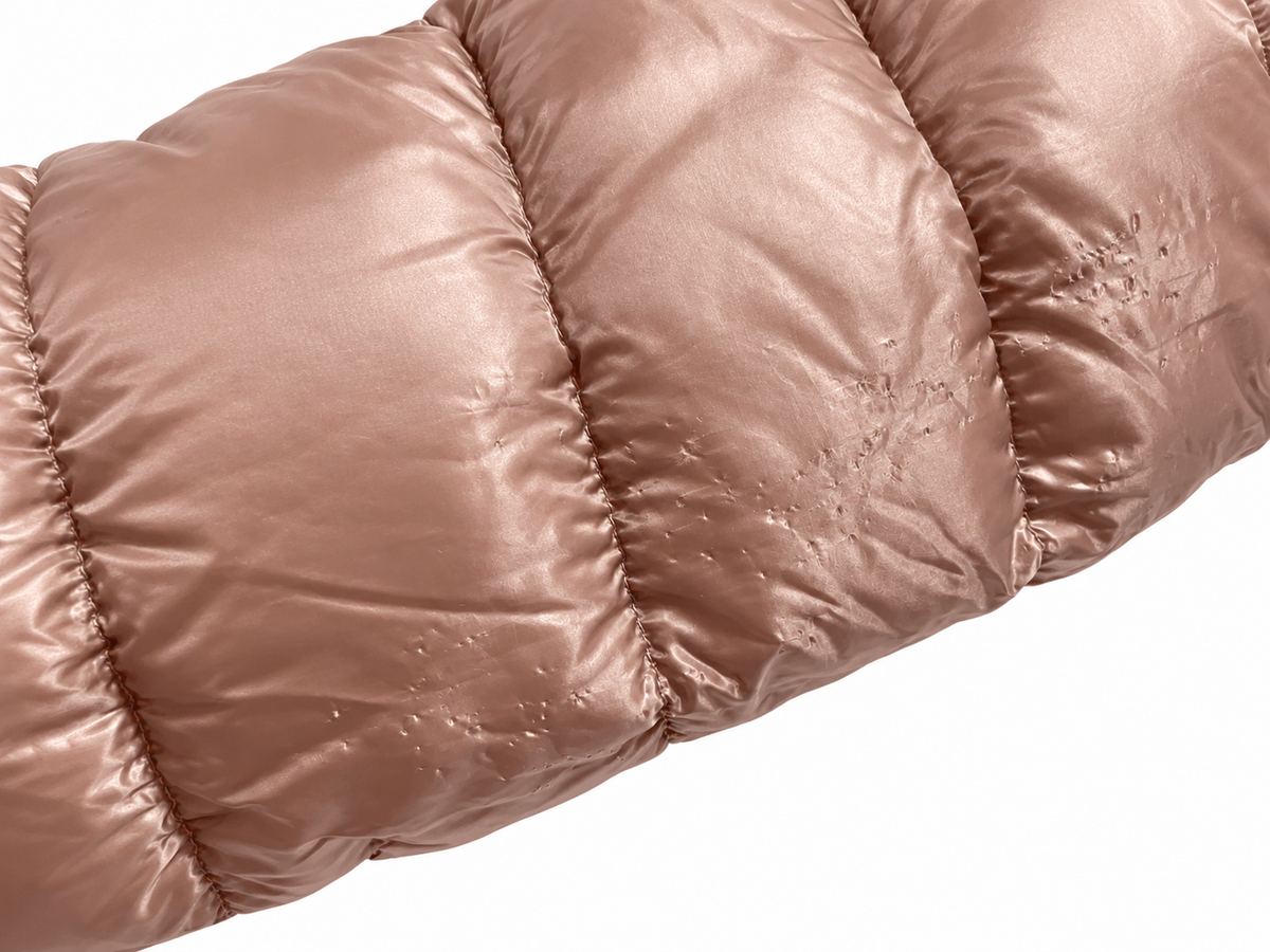 Herno Shiny Quilted Down Puffer Coat with Velvet Hood – Size IT 42 ladies