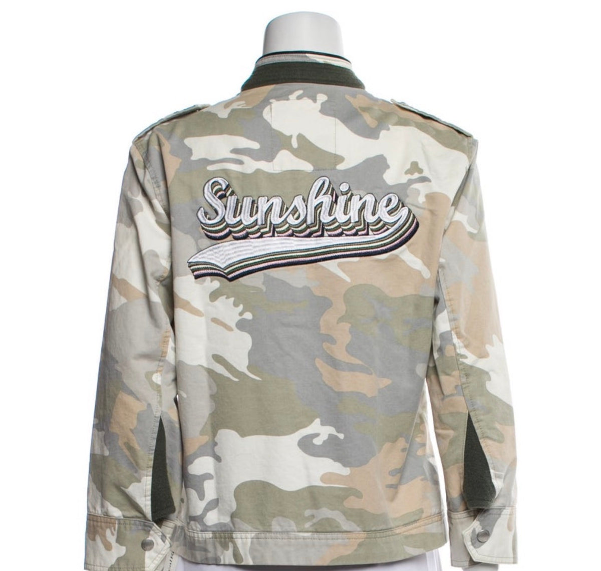 Zadig & Voltaire Kavy Camou Army Jacket Size M medium ladies