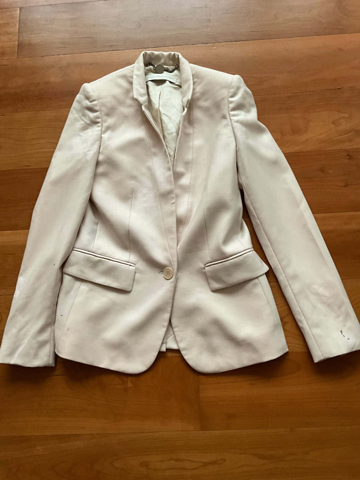 STELLA MCCARTNEY Wool Blazer Jacket SZ I 34 XXS ladies