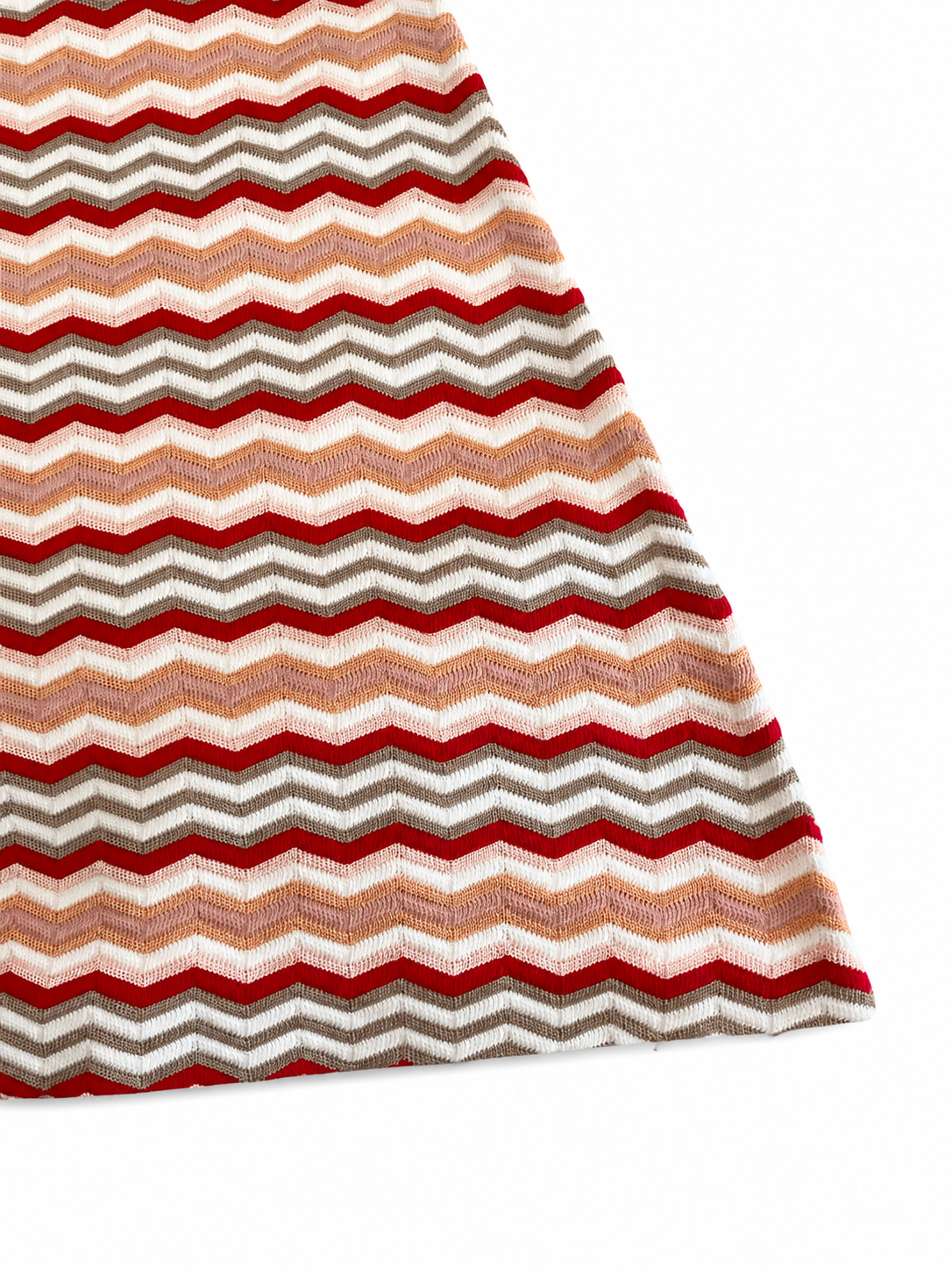 Missoni Multicolour Zigzag Knit Mini Dress – Size IT 44 ladies