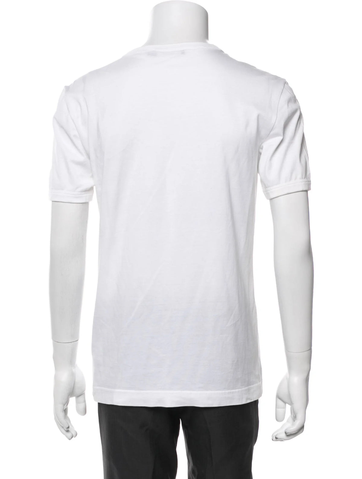 Dolce & Gabbana T-Shirt Round Neck in White size 50 men