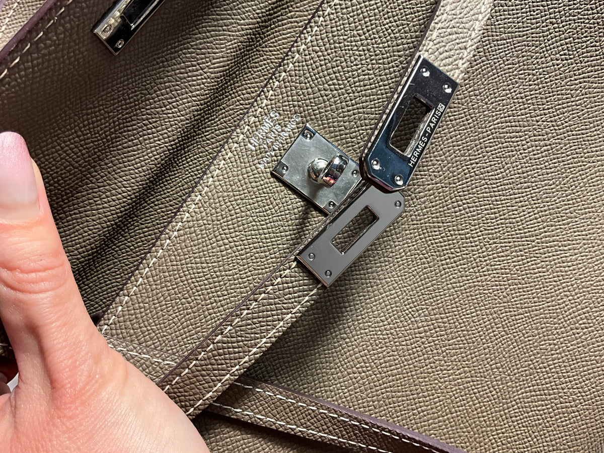 Unbranded Bag Kelly Sellier 25 Etoupe Handbag ladies