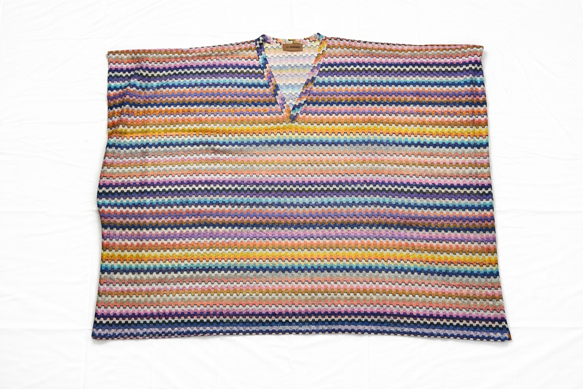 Missoni Zig Zag Oversized Kaftan Dress One Size Fits All Ladies