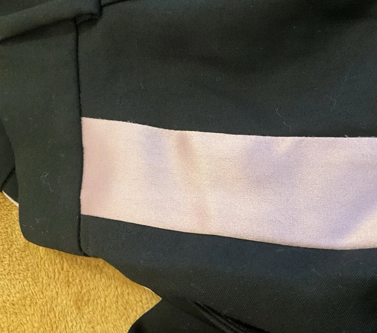 Amazing Rare Racil tuxedo wool high waisted wide leg pants trousers Size 38 ladies