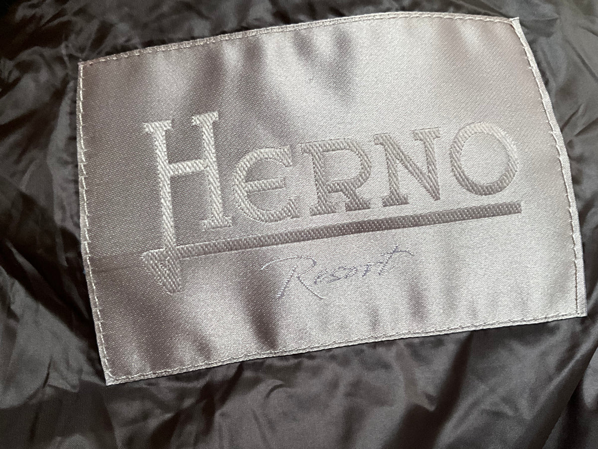 Herno Resort Ultralight nylon puffer blazer jacket size 50 MEN