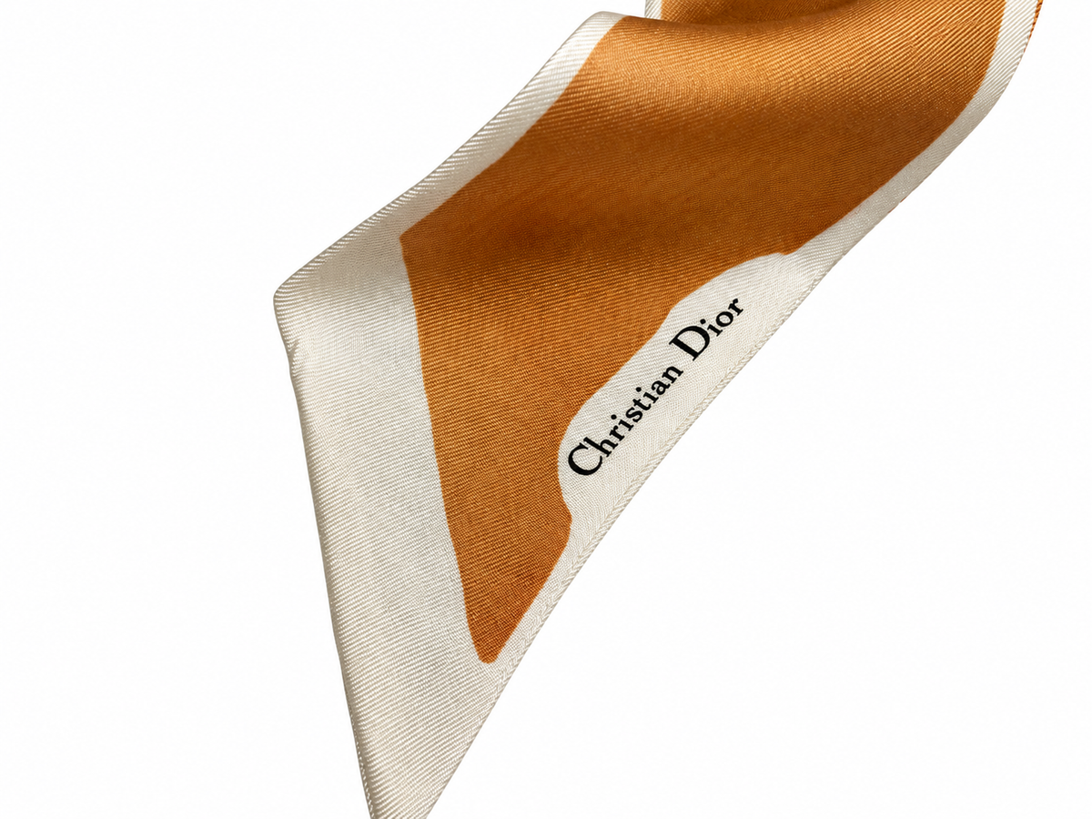 Christian Dior Silk Mitzah ABCDIOR “T” Scarf ladies