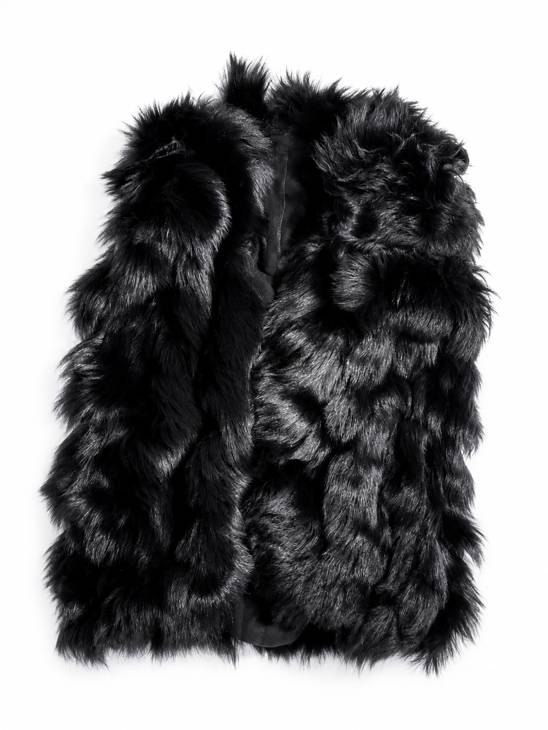 Joseph Black Lambskin Shearling Vest – Size 38 ladies