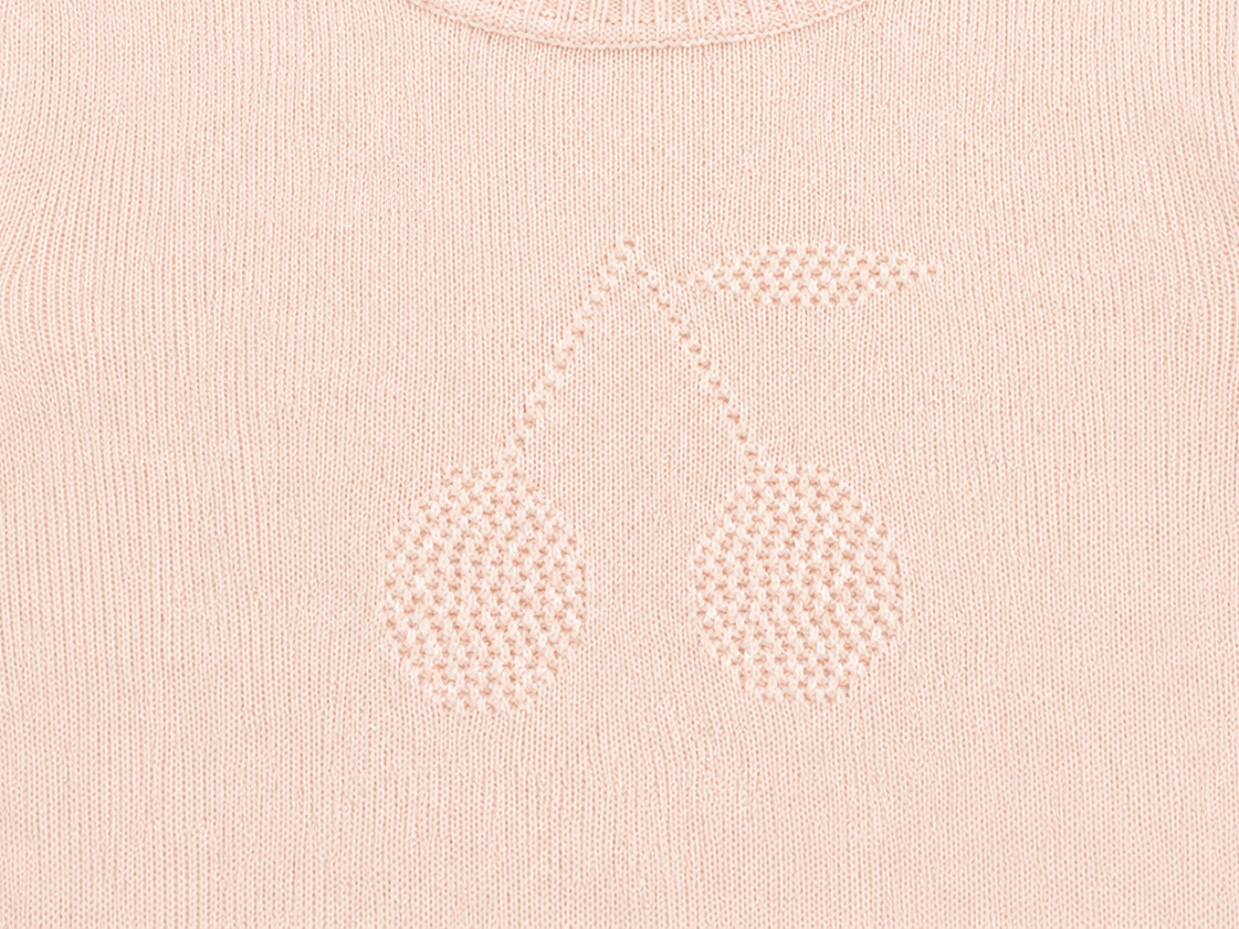 Bonpoint Girls’ Cashmere Cherry Pullover 12 years children
