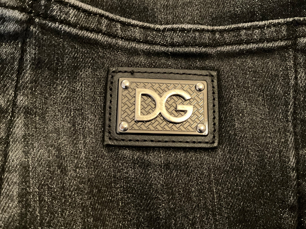 Dolce & Gabbana logo skinny jeans denim size I 48 men