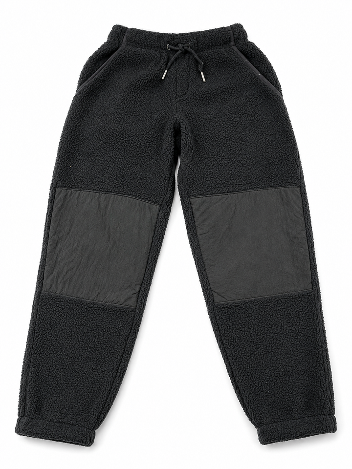Quiksilver Kids Black Fleece Panelled Joggers size XS 8 years children