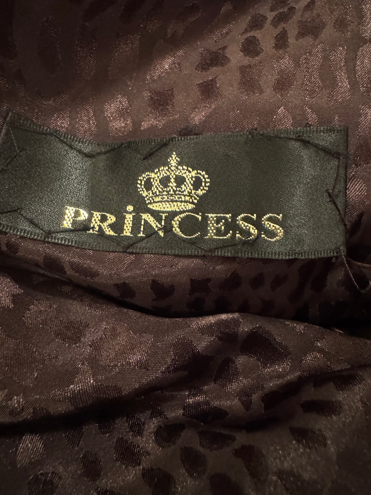 Princess Luxury Furs – Dark & Light Brown Ombre Mink Fur mid length Coat Size 36 UK 8 US 4 ladies