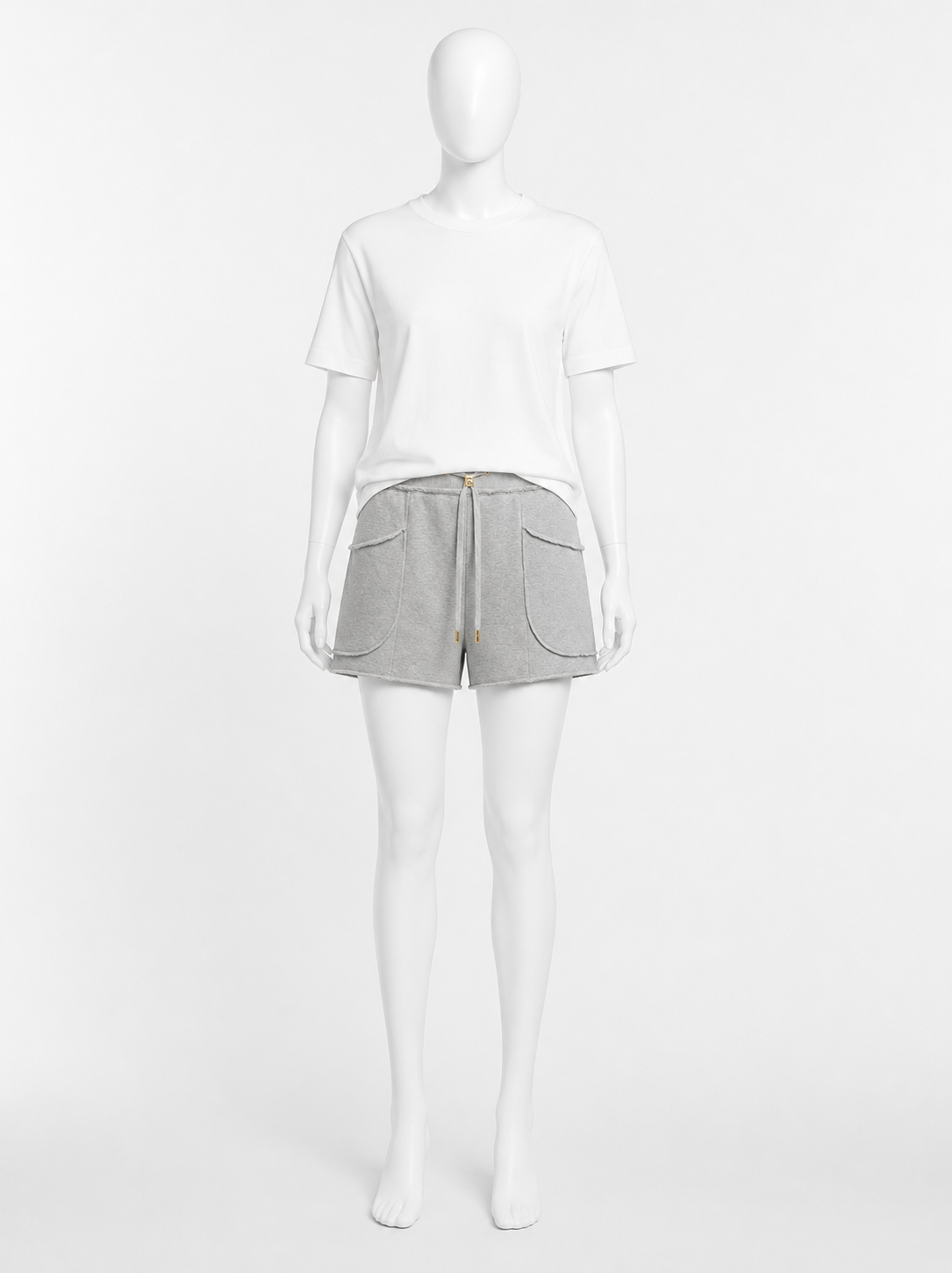 TOM FORD Silk and cotton drawstring shorts size M medium ladies