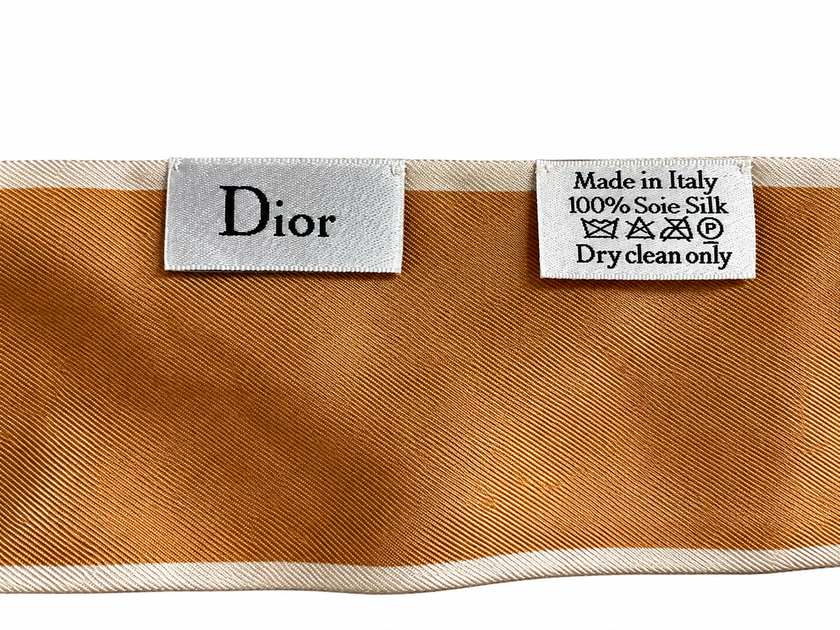 Christian Dior Silk Mitzah ABCDIOR “T” Scarf ladies