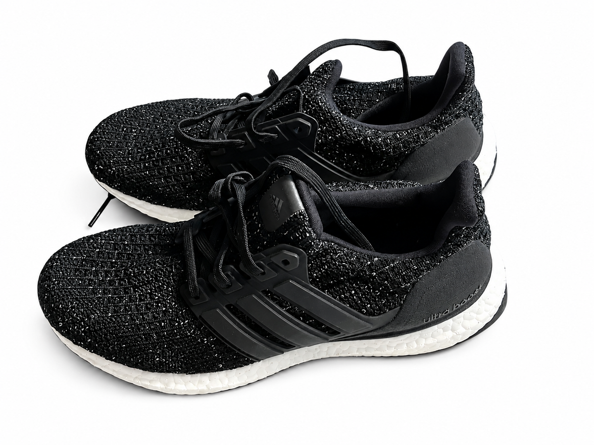 Adidas Ultra Boost Black Knit Trainers size 38 ladies