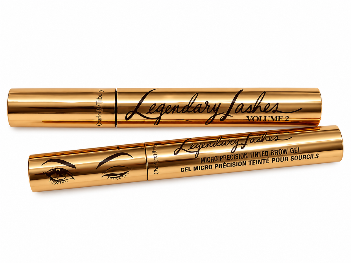 Charlotte Tilbury Legendary Lashes Volume 2 Mascara & Micro Precision Tinted Brow Gel Dark Brown – Lot of 2 ladies