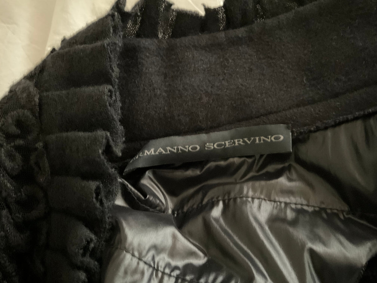 Ermanno Scervino 2 in 1 Wool Down Jacket Coat Size I 38 US 2 UK 6 XS ladies