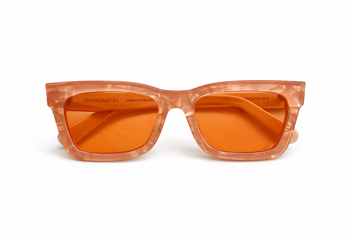 Zimmermann Prima Acetate & Metal Cat-Eye Sunglasses - Blush Pearl ladies