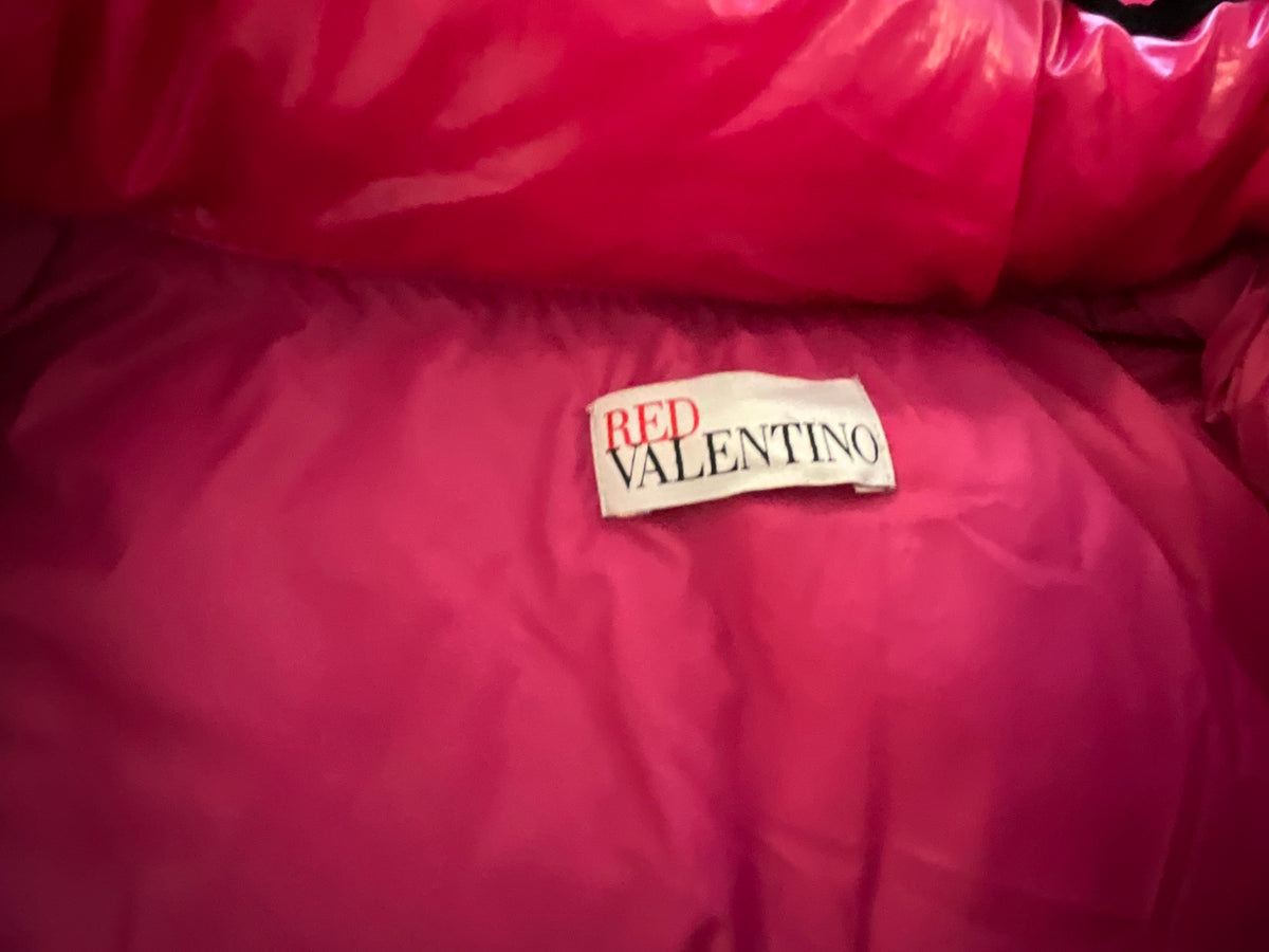 RED Valentino Puffer Down Jacket in Bright Pink Size I 36 XS ladies