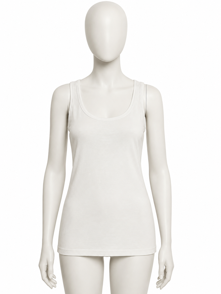 Hanro White Tank Top – Size XS ladies