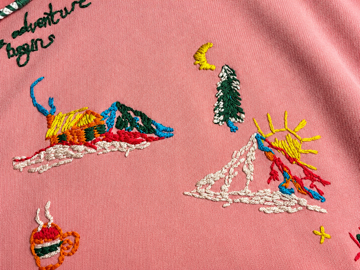 Mira Mikati Embroidered Adventure Hoodie ladies
