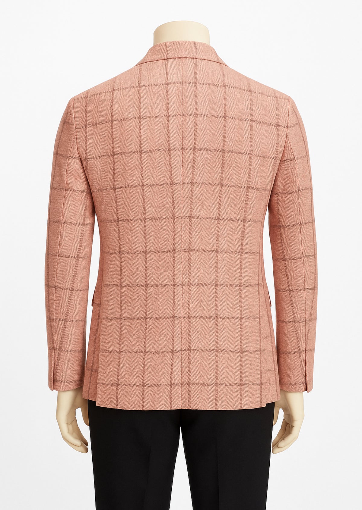Hackett London Men Pink Wool & Linen Notch Lapel Blazer Jacket Sz UK 48R US 38R men