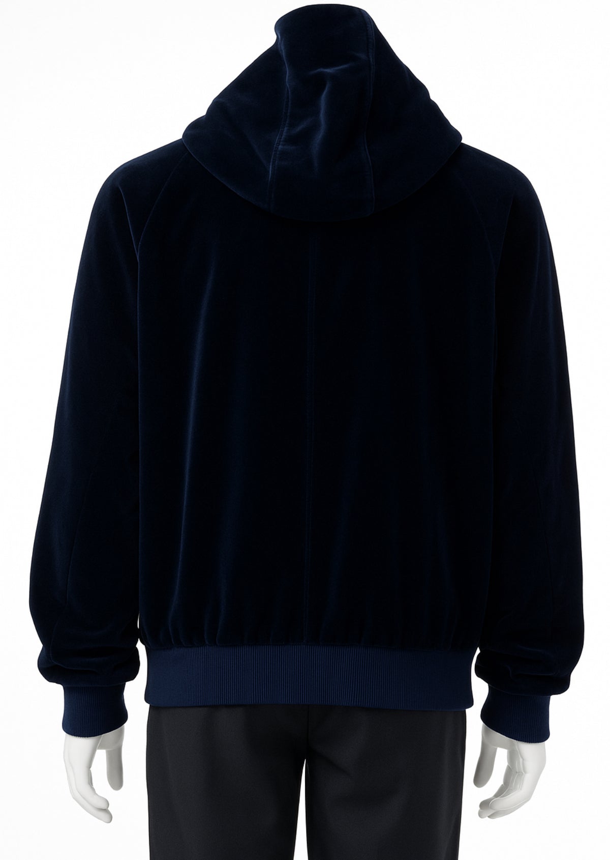 Tom Ford Navy Blue Velvet hoodie jacket size M medium men