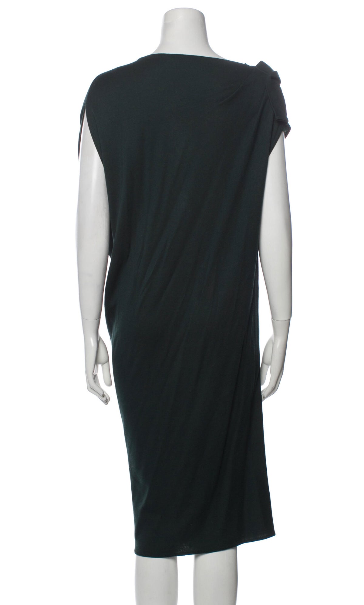 LANVIN cowel neck viscose&cashmere knit dress sweaterdress F 38 UK10 US 6 ladies